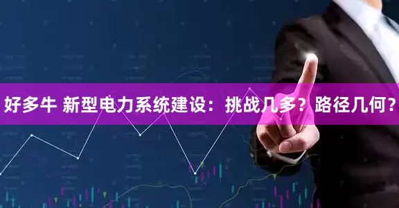 好多牛 新型电力系统建设：挑战几多？路径几何？