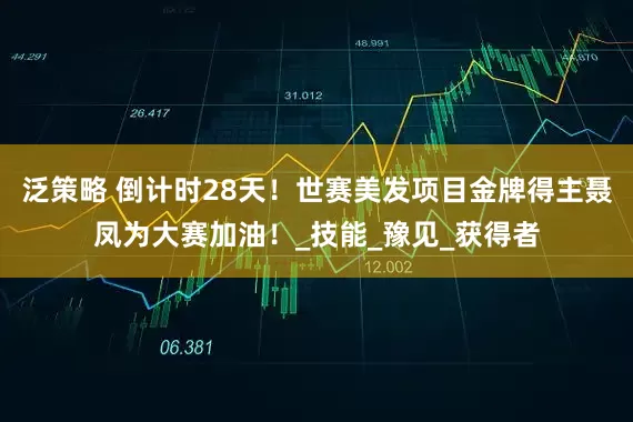 泛策略 倒计时28天！世赛美发项目金牌得主聂凤为大赛加油！_技能_豫见_获得者