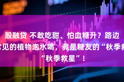 股融贷 不敢吃甜、怕血糖升？路边这株常见的植物泡水喝，竟是糖友的“秋季救星”！
